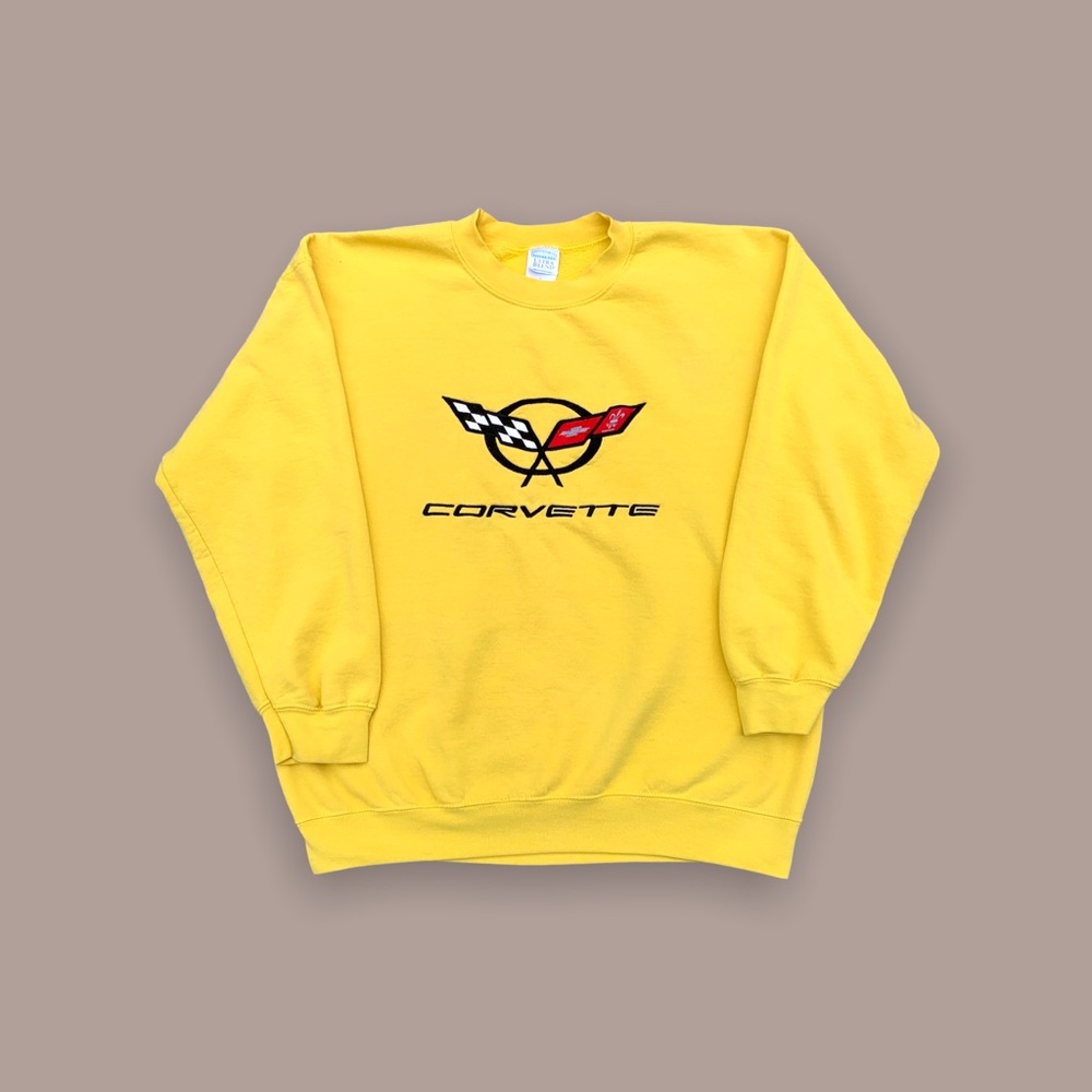 Vintage 1990s Corvette Logo Crewneck.